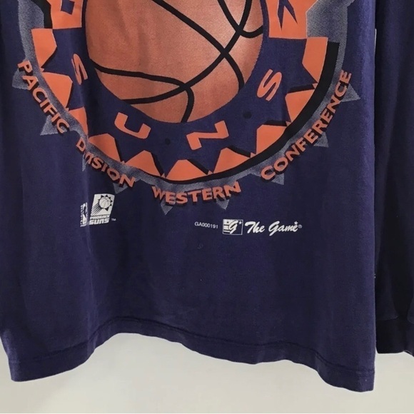 The Game Men's Purple Phoenix Suns Western Conference Long Sleeve - Size X-Large - Picture 4 of 7